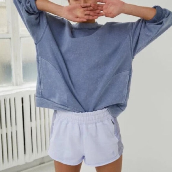 NWT Free People XS Half Way There Short Bleached Lavender - Picture 1 of 5